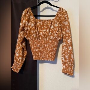 Floral Long Sleeve Top